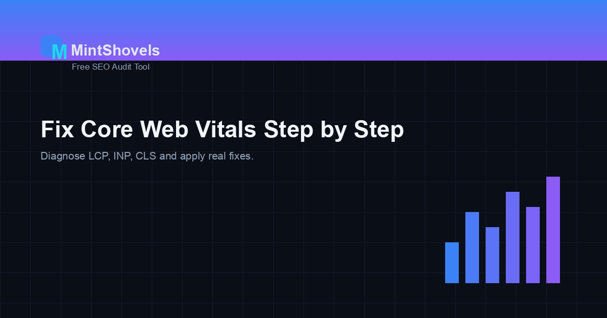 fix core web vitals step by step thumbnail